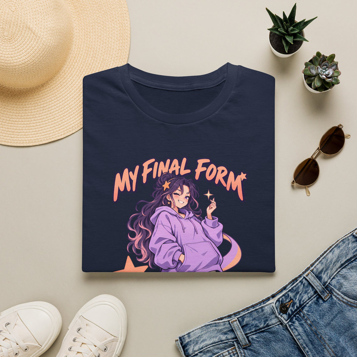 My Final Form Has Pockets | Cute Anime Girl Graphic Tee