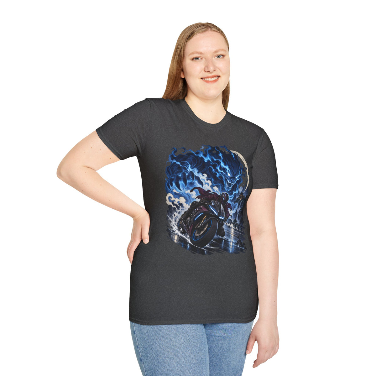 Demon of the Storm | Night Rider | Japanese Urban Motorcycle Tee