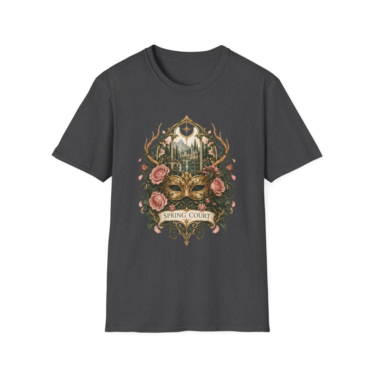 Spring Court | ACOTAR Book Floral Masquerade T-Shirt