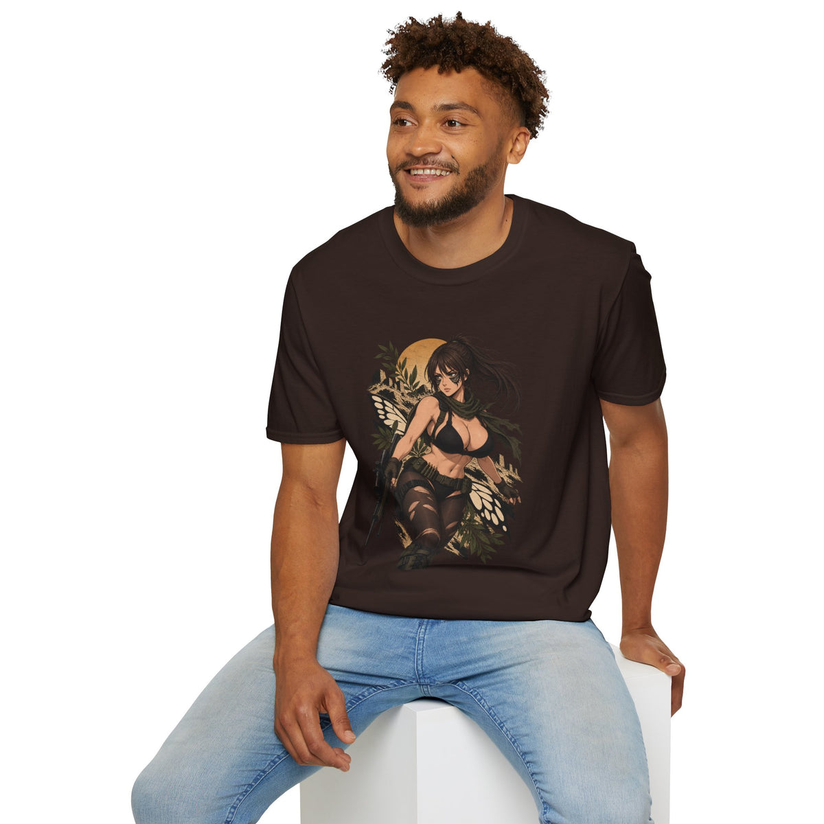 Quiet | Sexy Metal Gear Pin Up Girl | Anime Style Sniper Girl T-Shirt