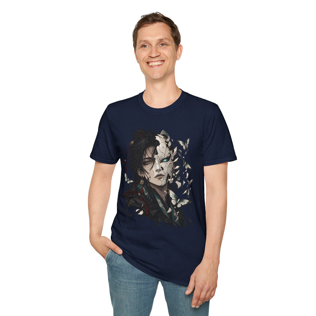 Mask Unfurls | Japanese Anime Style Mask Graphic Shirt