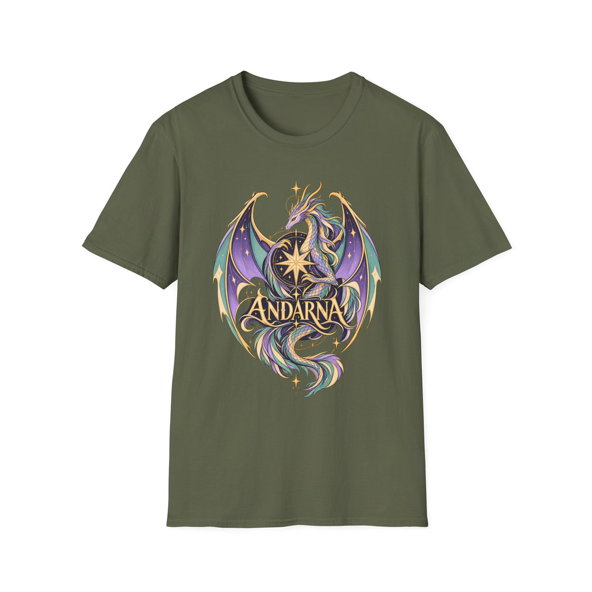 Andarna | Onyx Storm Dragon Graphic T-Shirt | Book Inspired