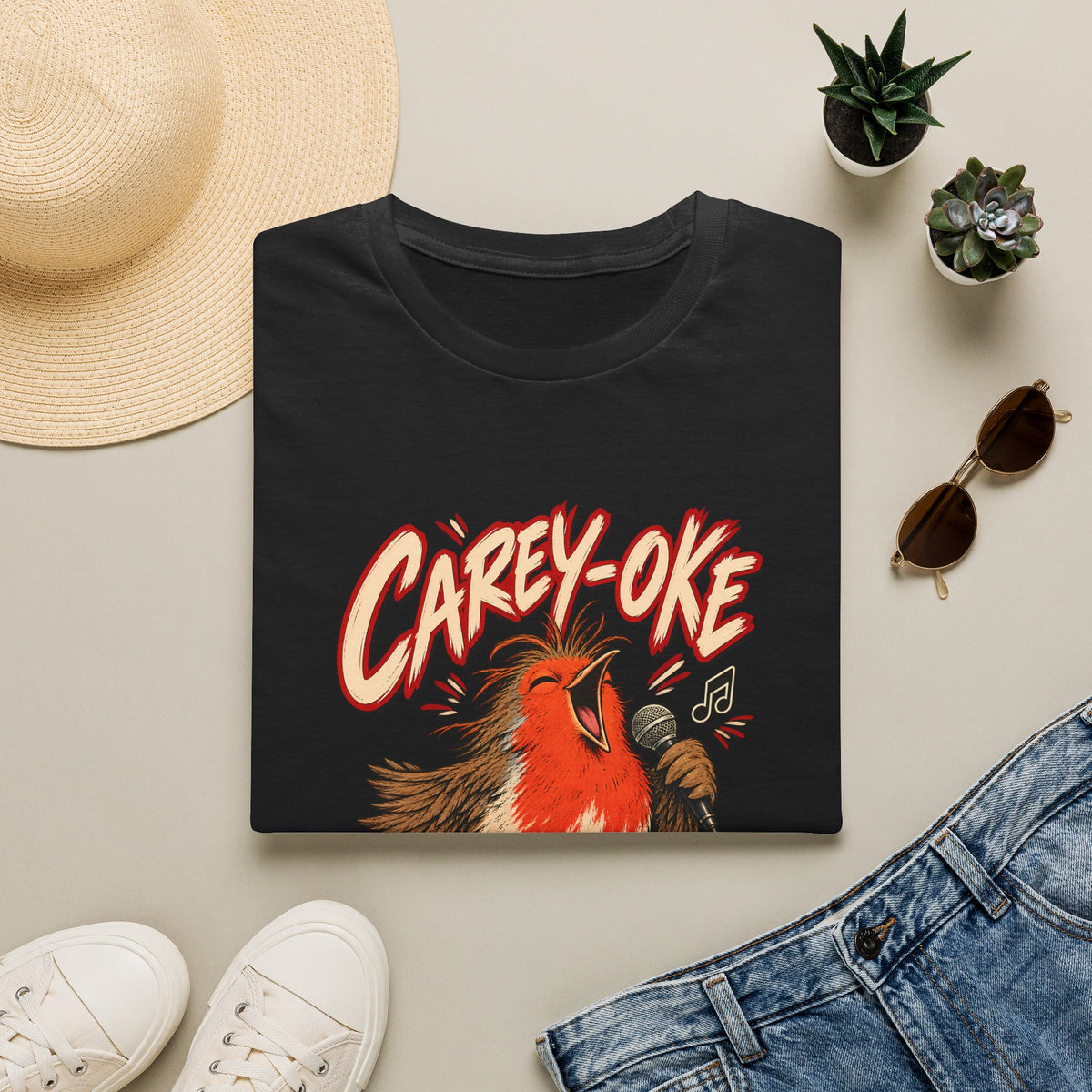 Robin 'Carey-oke' T-Shirt | Mariah in My Head Funny Holiday Tee