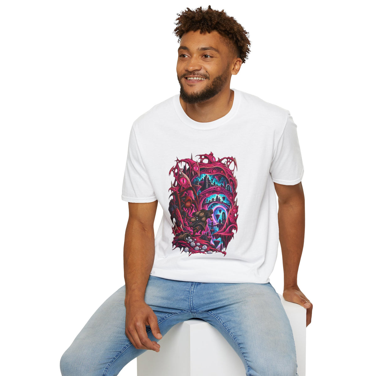 Abyssal Runecrafting | OSRS | Runescape | Psychedelic Portal Graphic T-Shirt