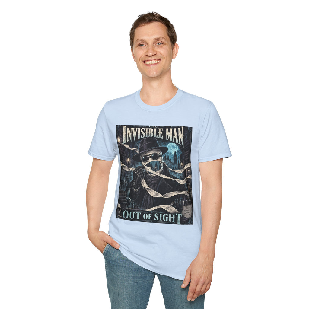 Invisible Man Graphic T-Shirt — Vintage Horror Novel Design