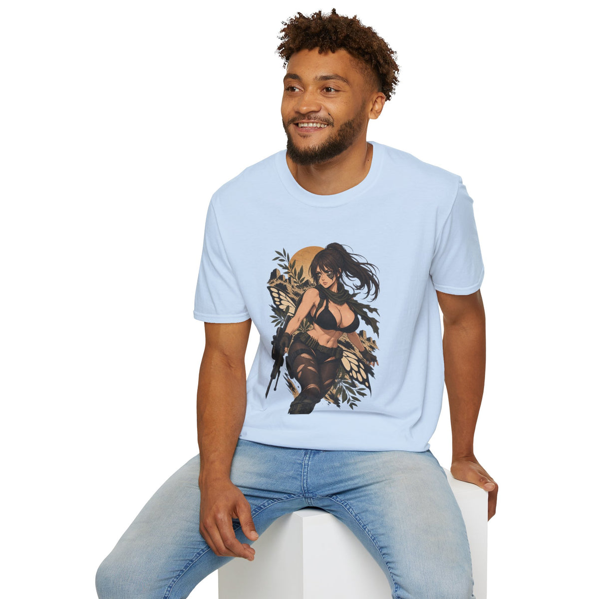 Quiet | Sexy Metal Gear Pin Up Girl | Anime Style Sniper Girl T-Shirt