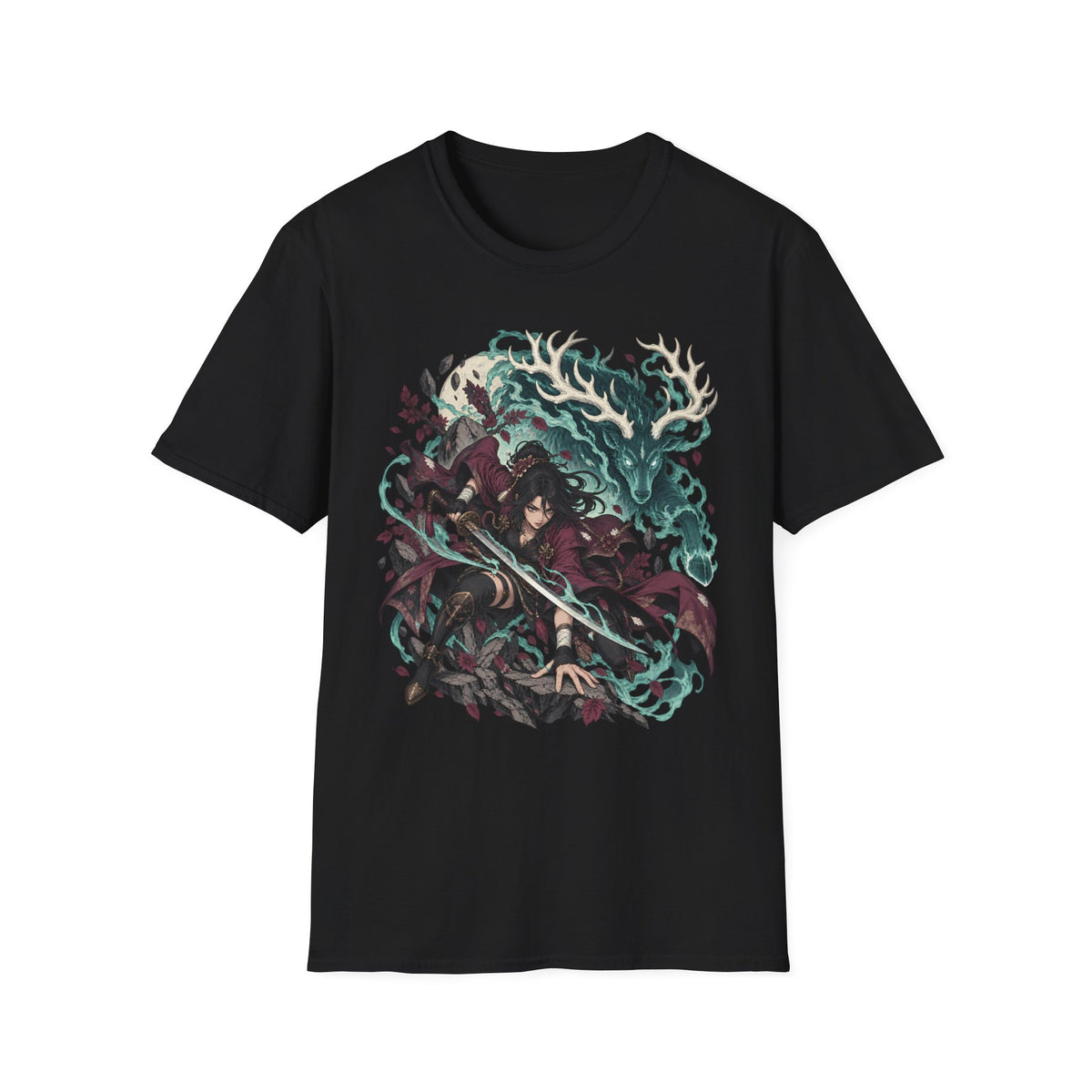 Spirit of the Forest | Fantasy Spirit Samurai T-Shirt