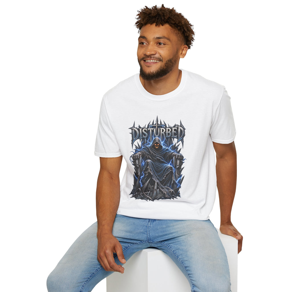 Disturbed | Storm Throne | The Guy | Grim Reaper Band T-Shirt
