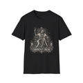 Chronically Online | Gothic Skeleton Throne Graphic Tee