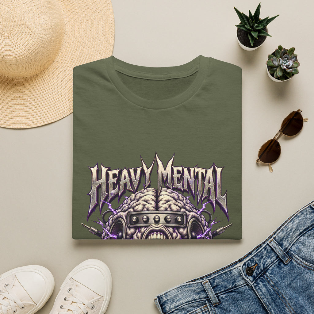 Heavy Mental T-Shirt | Live In My Head' Metal Graphic Tee