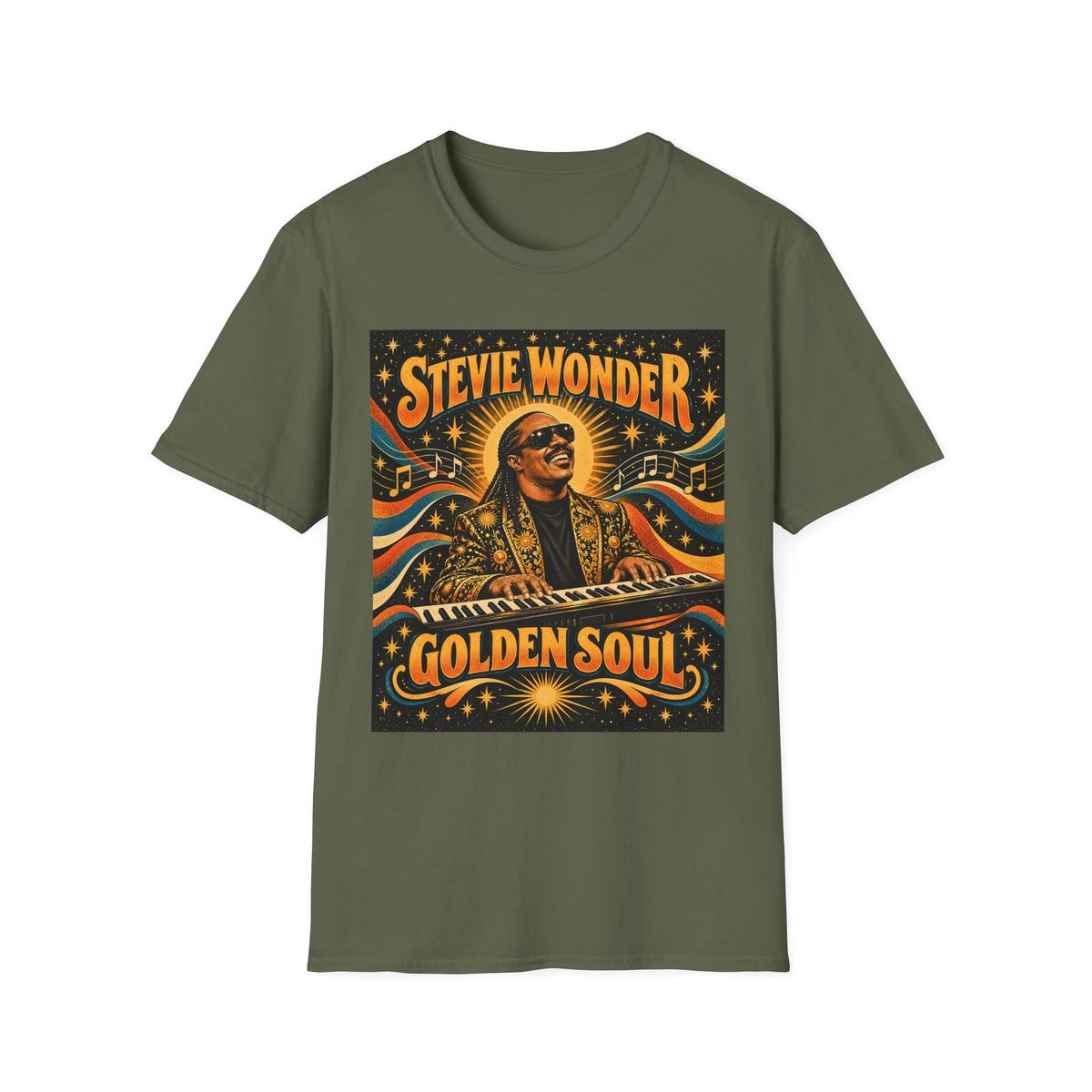 Stevie Wonder Golden Soul T‑Shirt