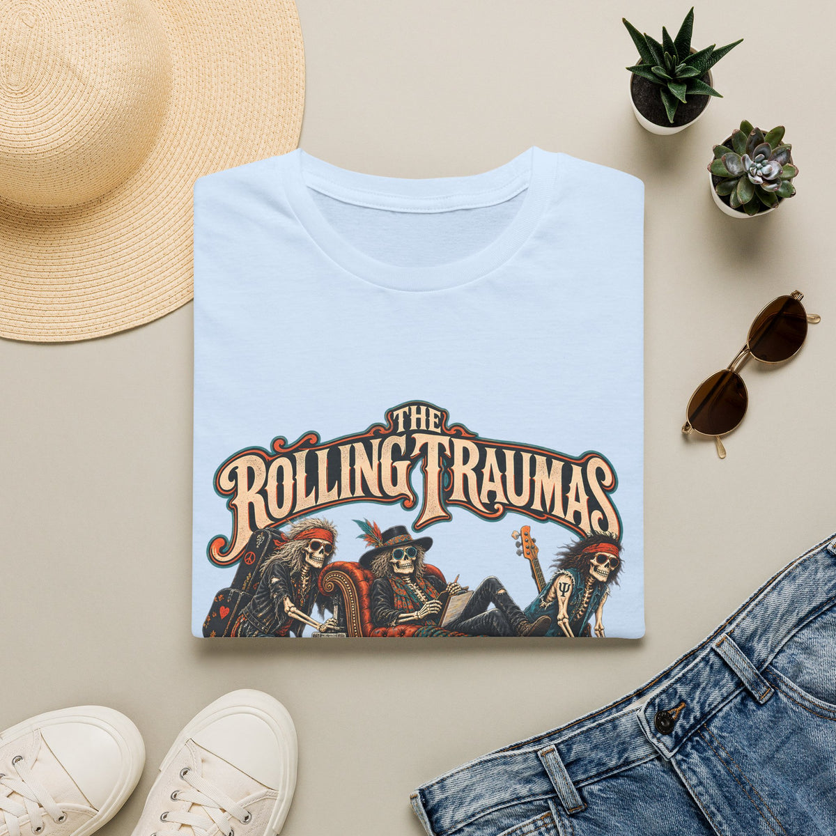 Rolling Traumas "Still On Tour" | Rock Band T-Shirt