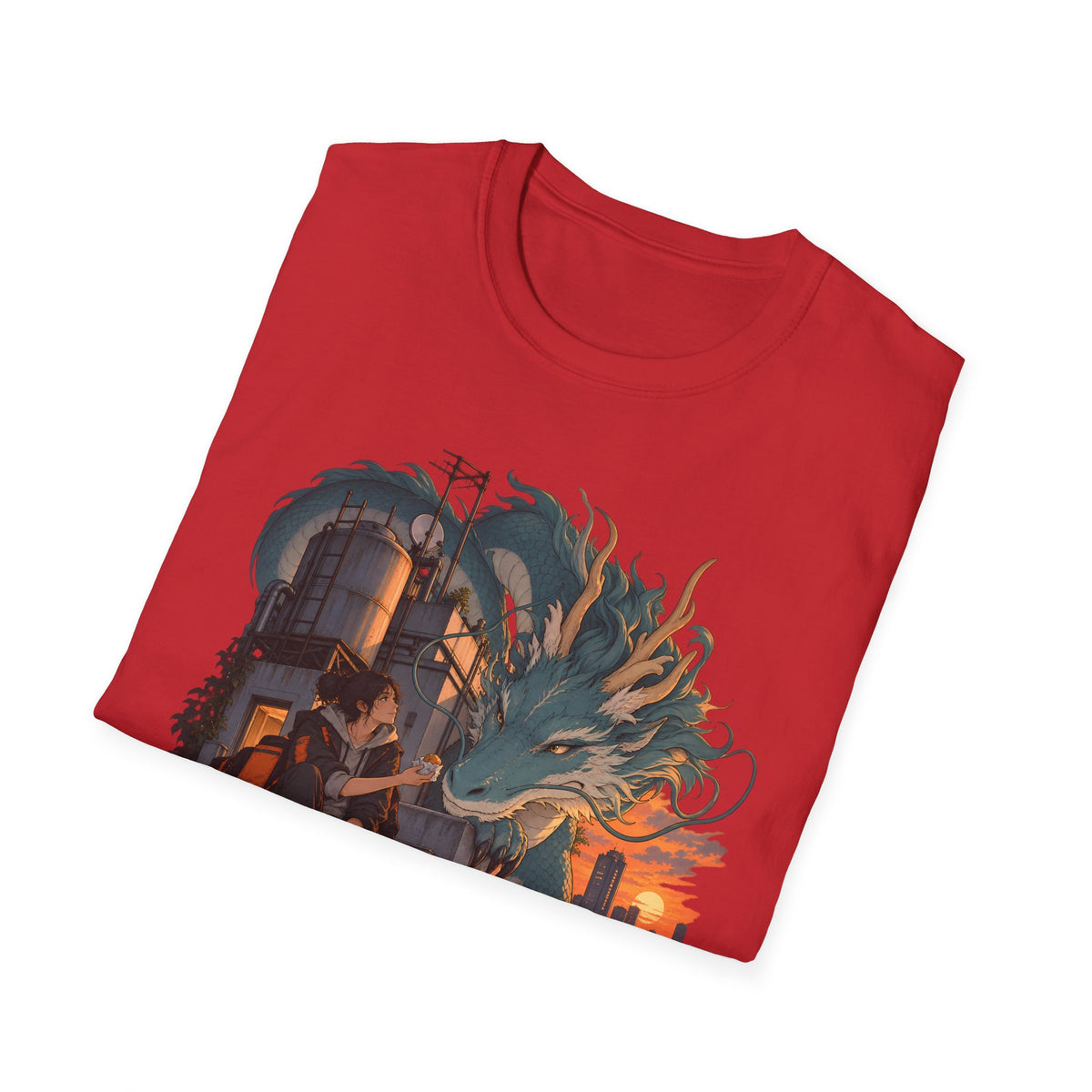 Serpent Cityscape | Urban Japanese Dragon T-Shirt
