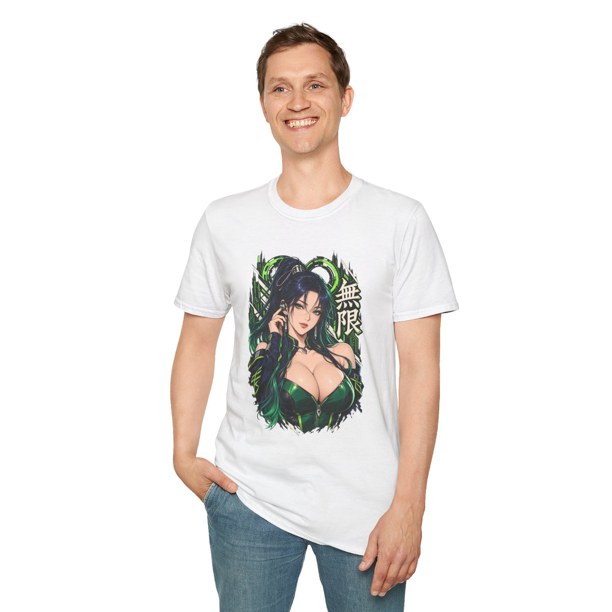 Infinity | Sexy Anime Ninja Pin Up Woman Graphic T-Shirt