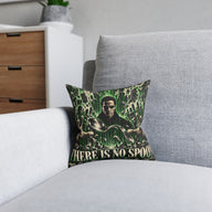 There Is No Spoon Sci Fi Cyberpunk Cushion | Decorative Sofa Pillow