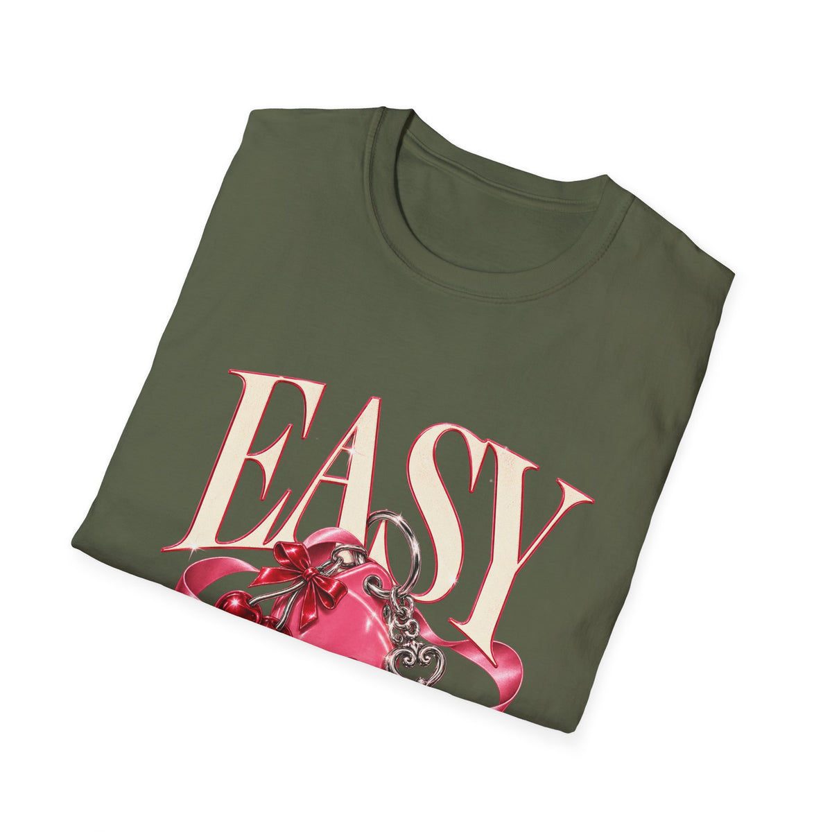 Sugababes | Easy Lockheart Pink Key & Heart Graphic T Shirt