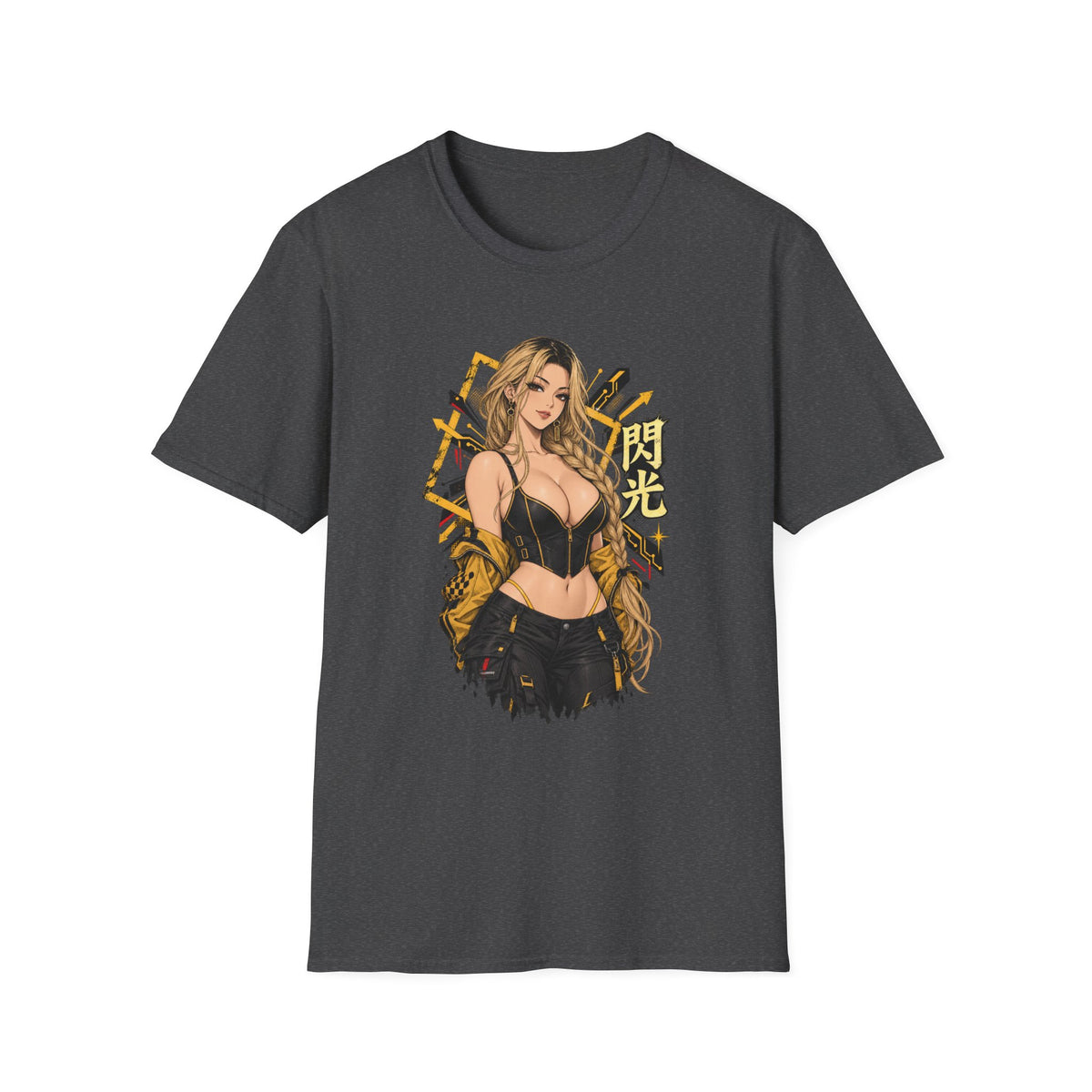 Sunny | Sexy Pin Up Golden Samurai Hot Girl T-Shirt