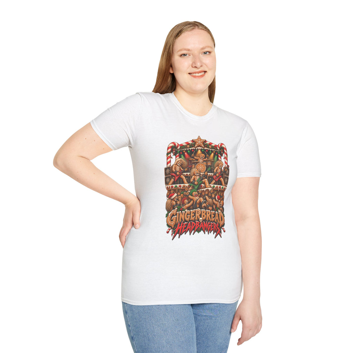 Gingerbread Headbangers | Christmas T-Shirt