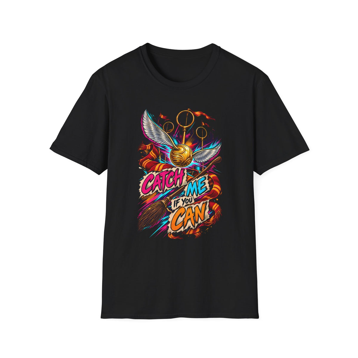 Catch Me If You Can | Golden Snitch Quidditch | Harry Potter T-Shirt