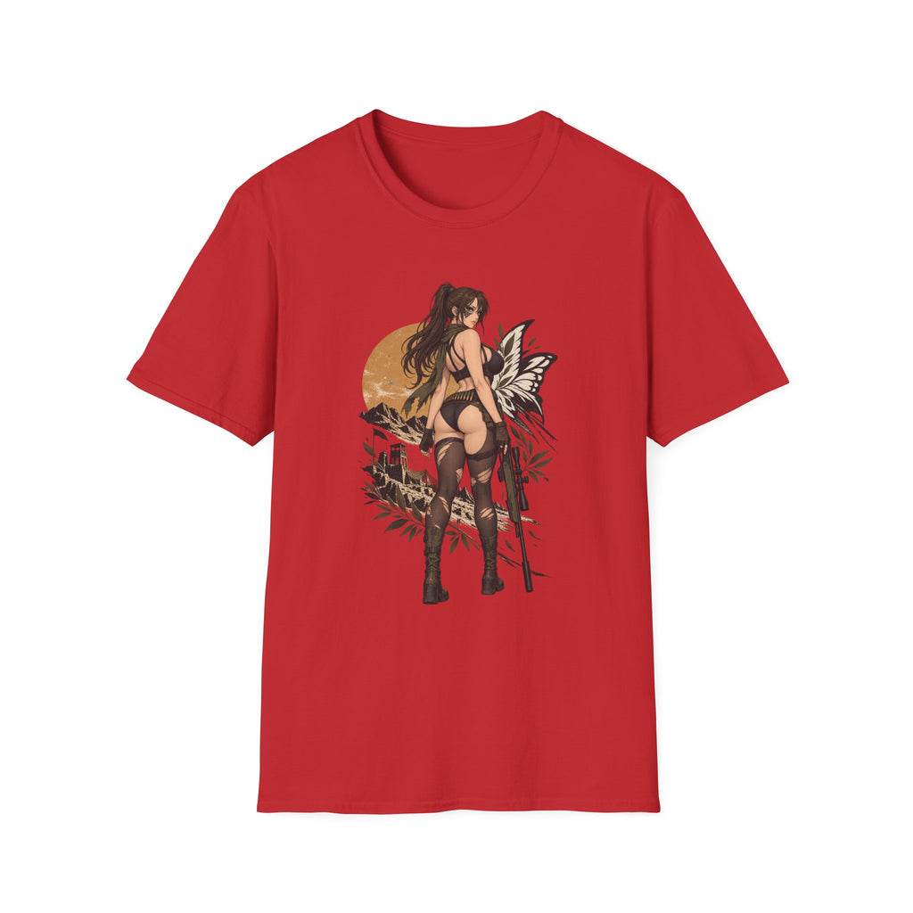 Metal Gear | Quiet | Sexy Pin Up Fantasy Sniper Girl T-Shirt