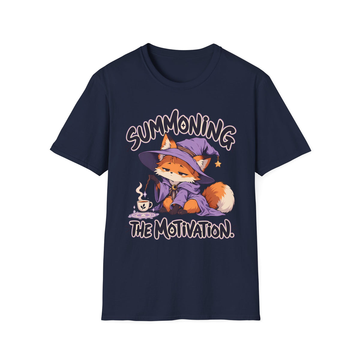 Summoning The Motivation | Cute Anime Fox T-Shirt