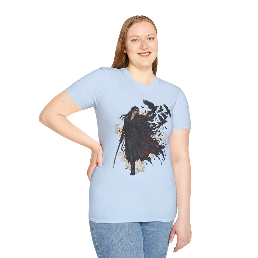 Dark Samurai | Raven Warrior Spirit | Graphic T Shirt