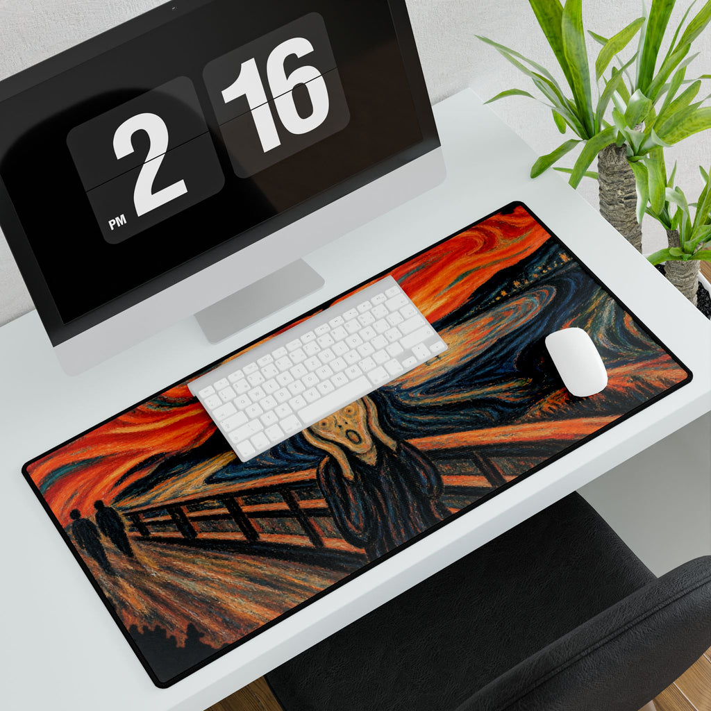 Mouse Mat | The Scream | Classic Expressionist Art Homage Desk Pad