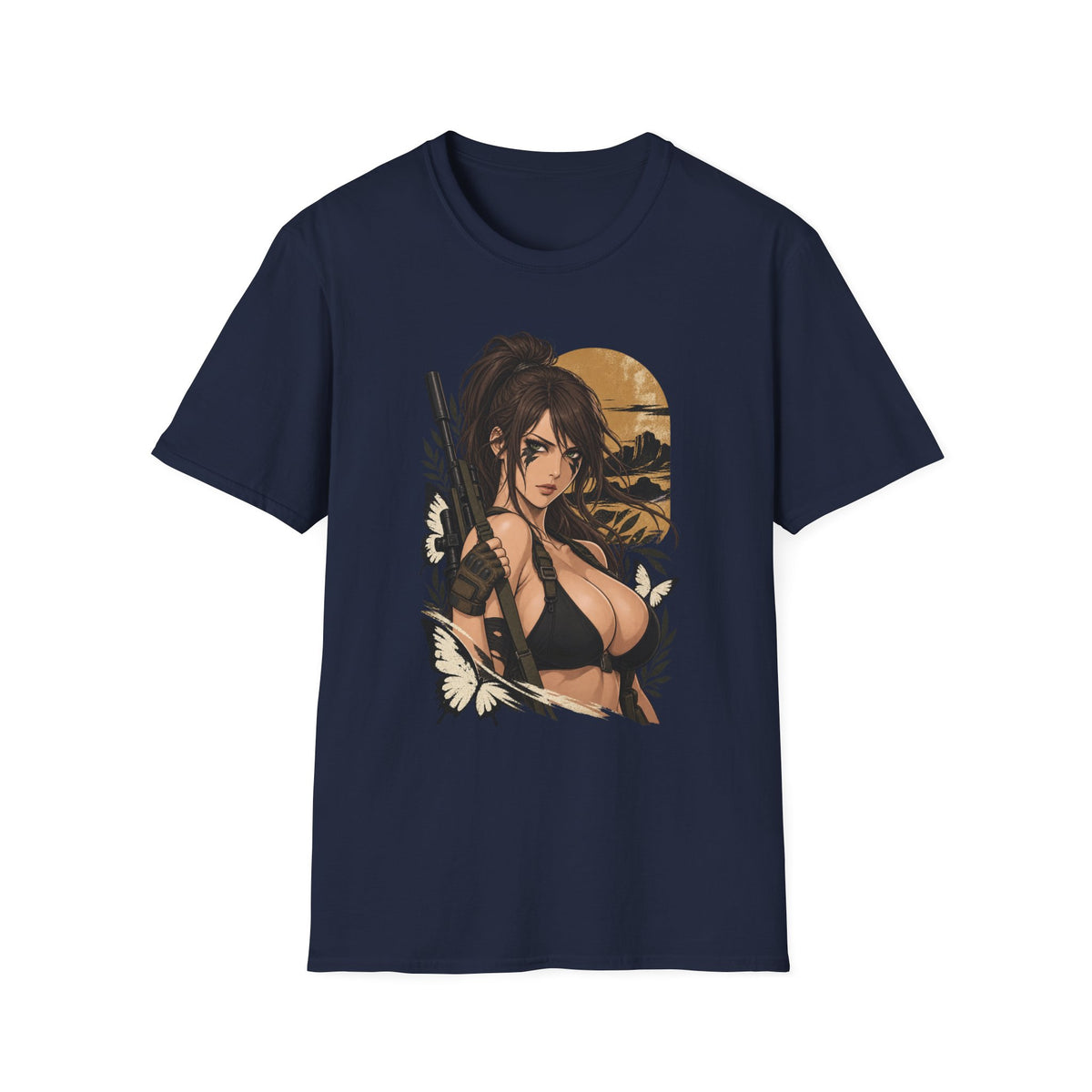 Quiet | Metal Gear | Anime Style Pin Up Gamer Girl T Shirt