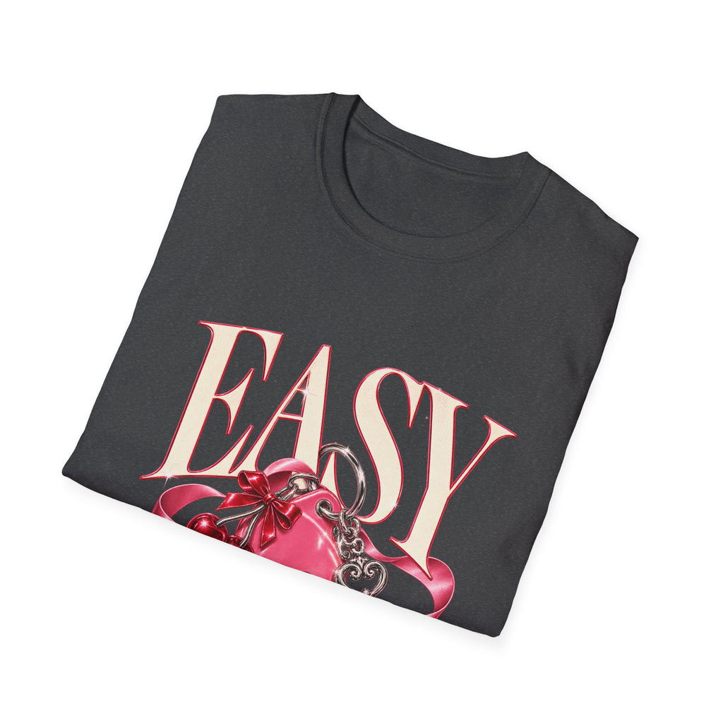 Sugababes | Easy Lockheart Pink Key & Heart Graphic T Shirt