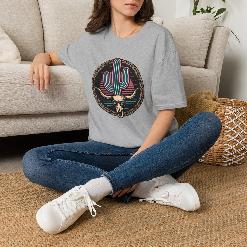 Cool as a Cactus - Summer Cactus / Skull T-Shirt