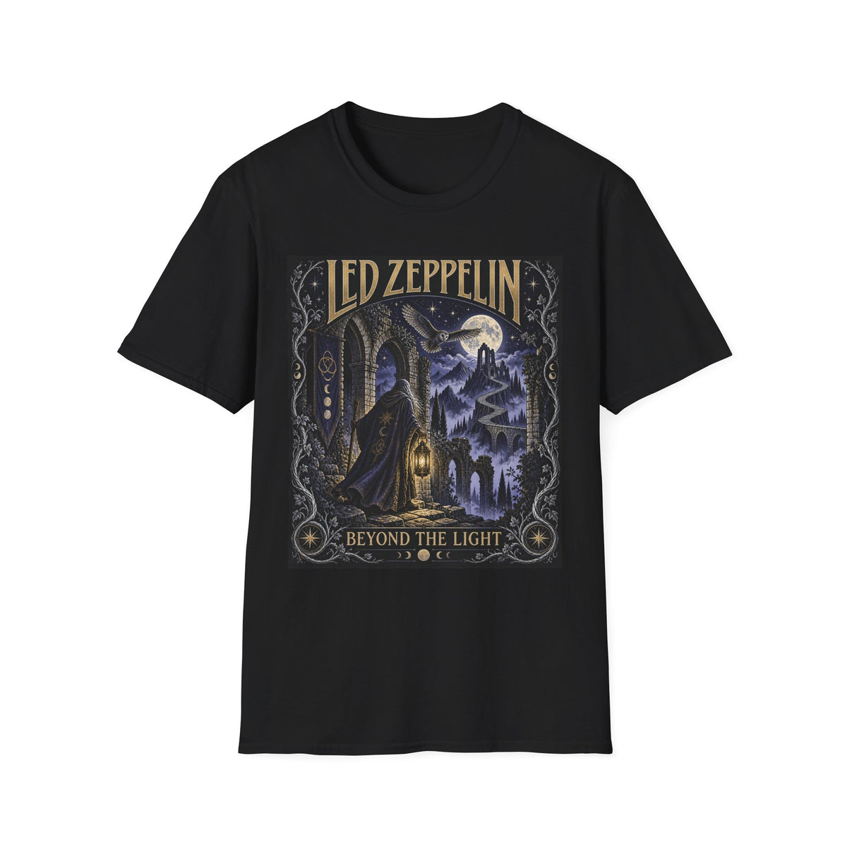 Led Zeppelin 'Beyond the Light' Concert Tee — Vintage Moonlight Rock T-Shirt