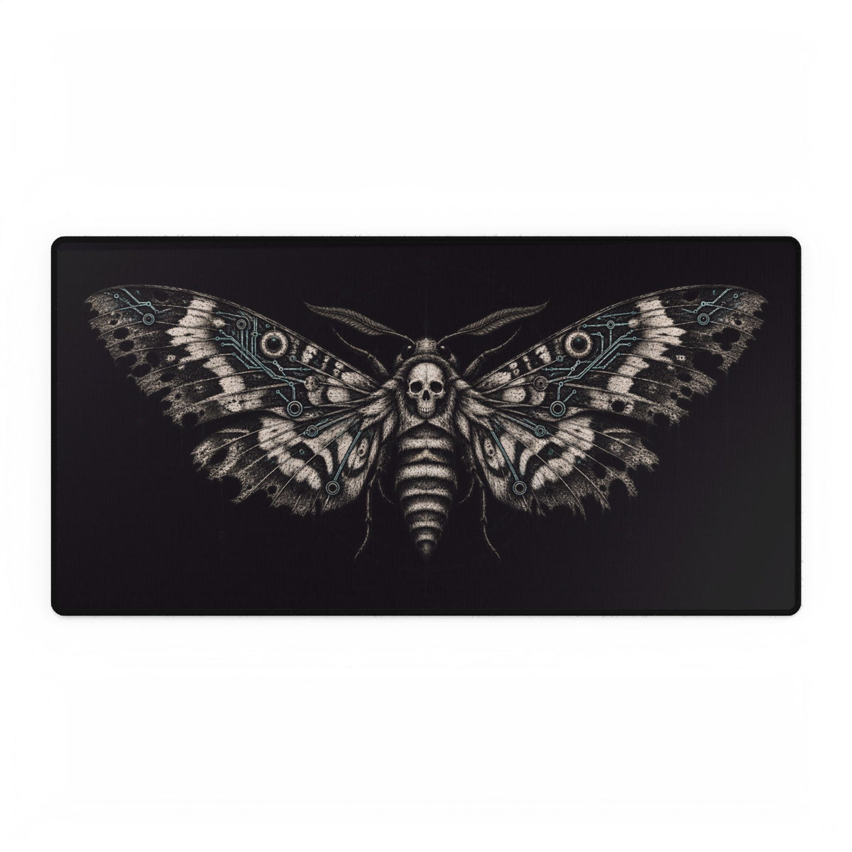Gothic Death's-Head Moth | Dark Skull Moth Gaming/Office Mouse Pad