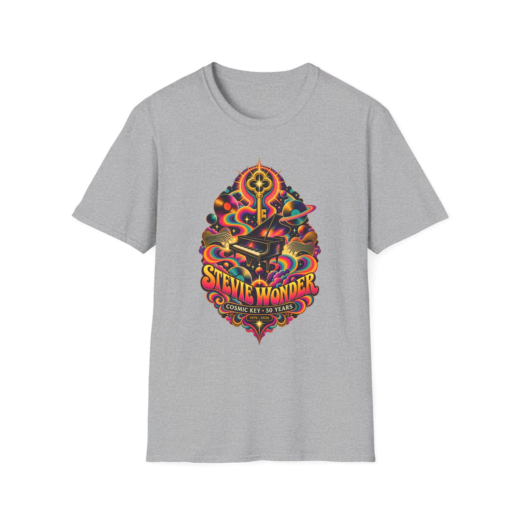 Stevie Wonder Psychedelic Key Songs In The Key of Life T-Shirt