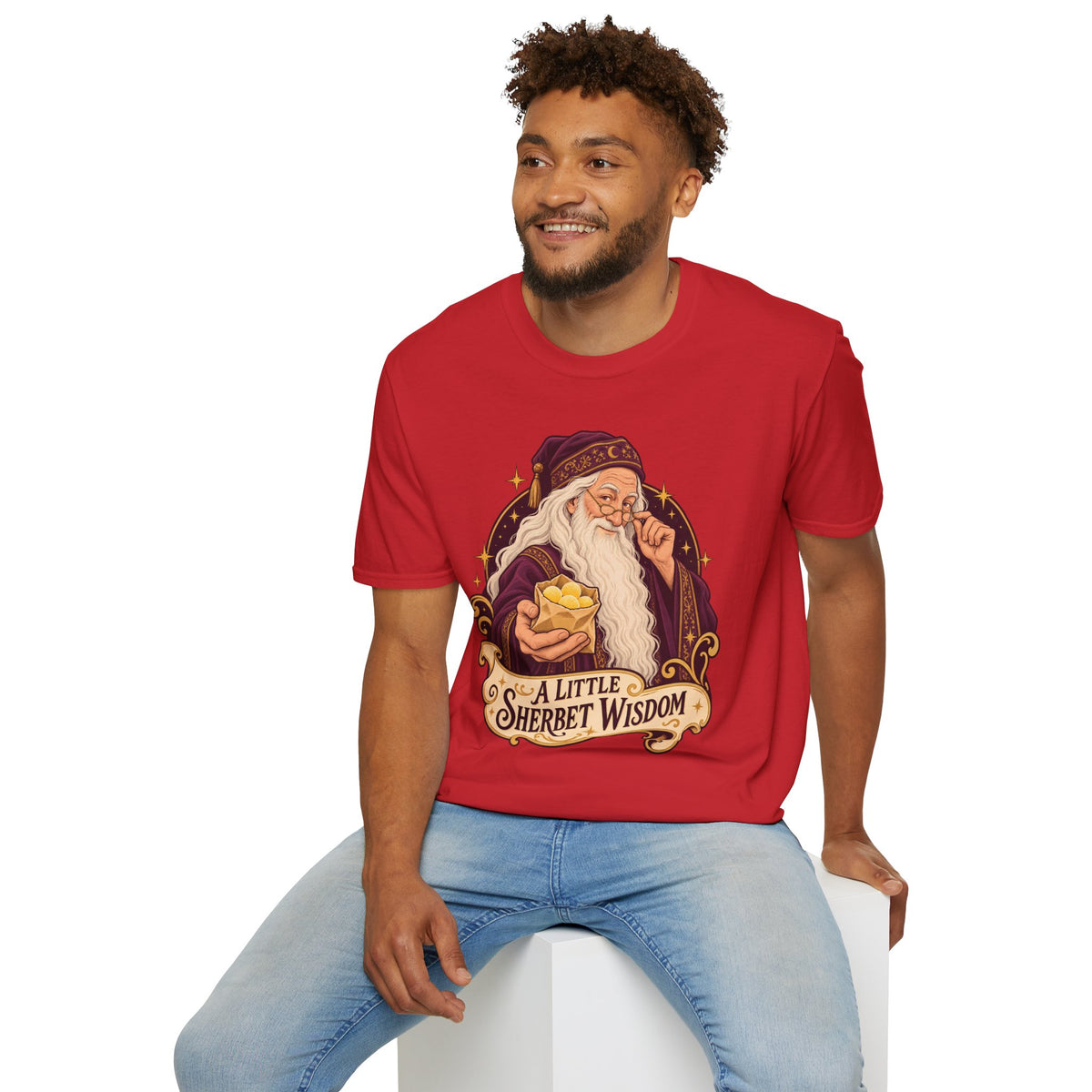 Dumbledore | Sherbet Lemon? | Harry Potter Illustration T‑Shirt