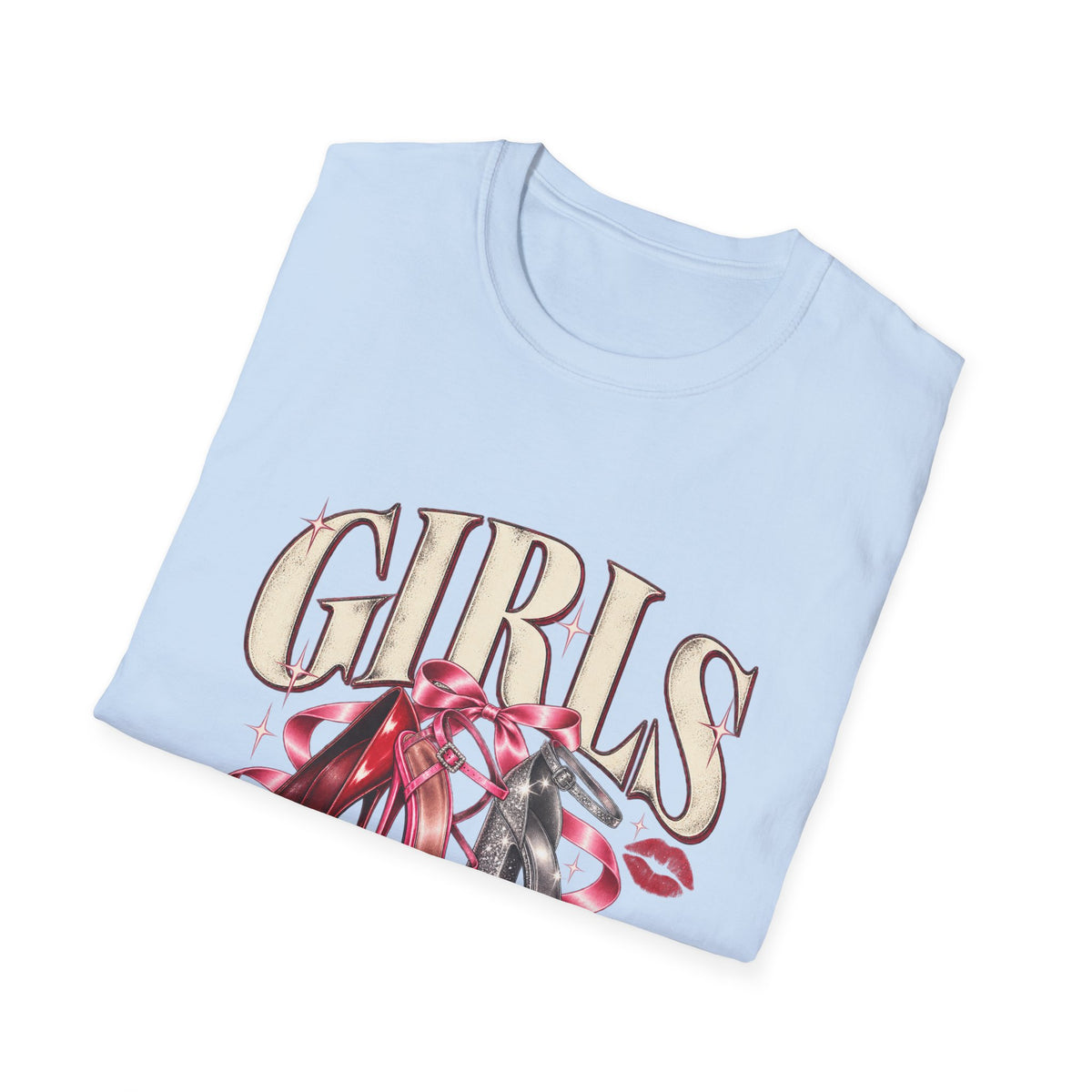 Sugababes |  Red Heels & Ribbons | Girls Night T Shirt