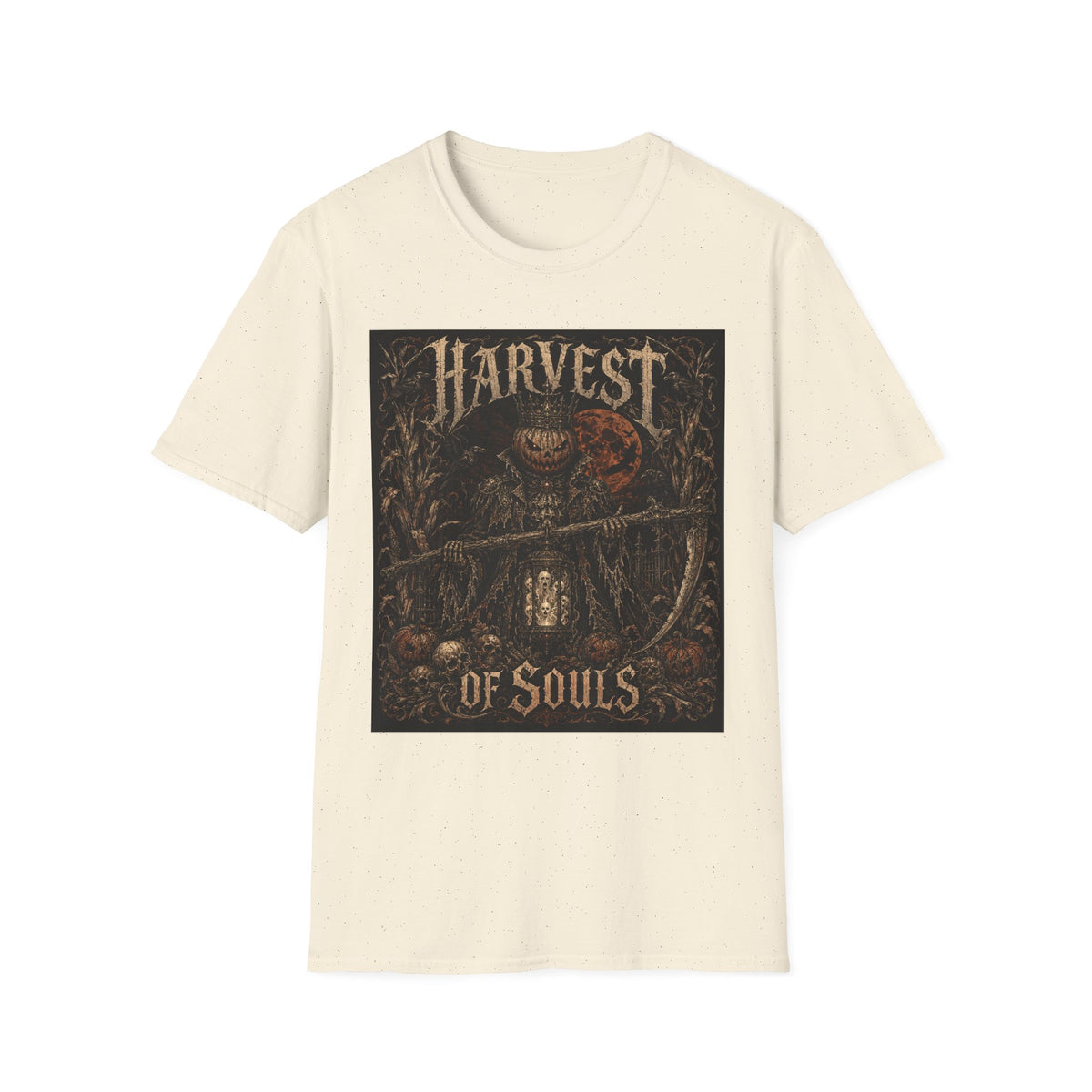 Harvest of Souls T‑Shirt — Dark Halloween Gothic Graphic Tee