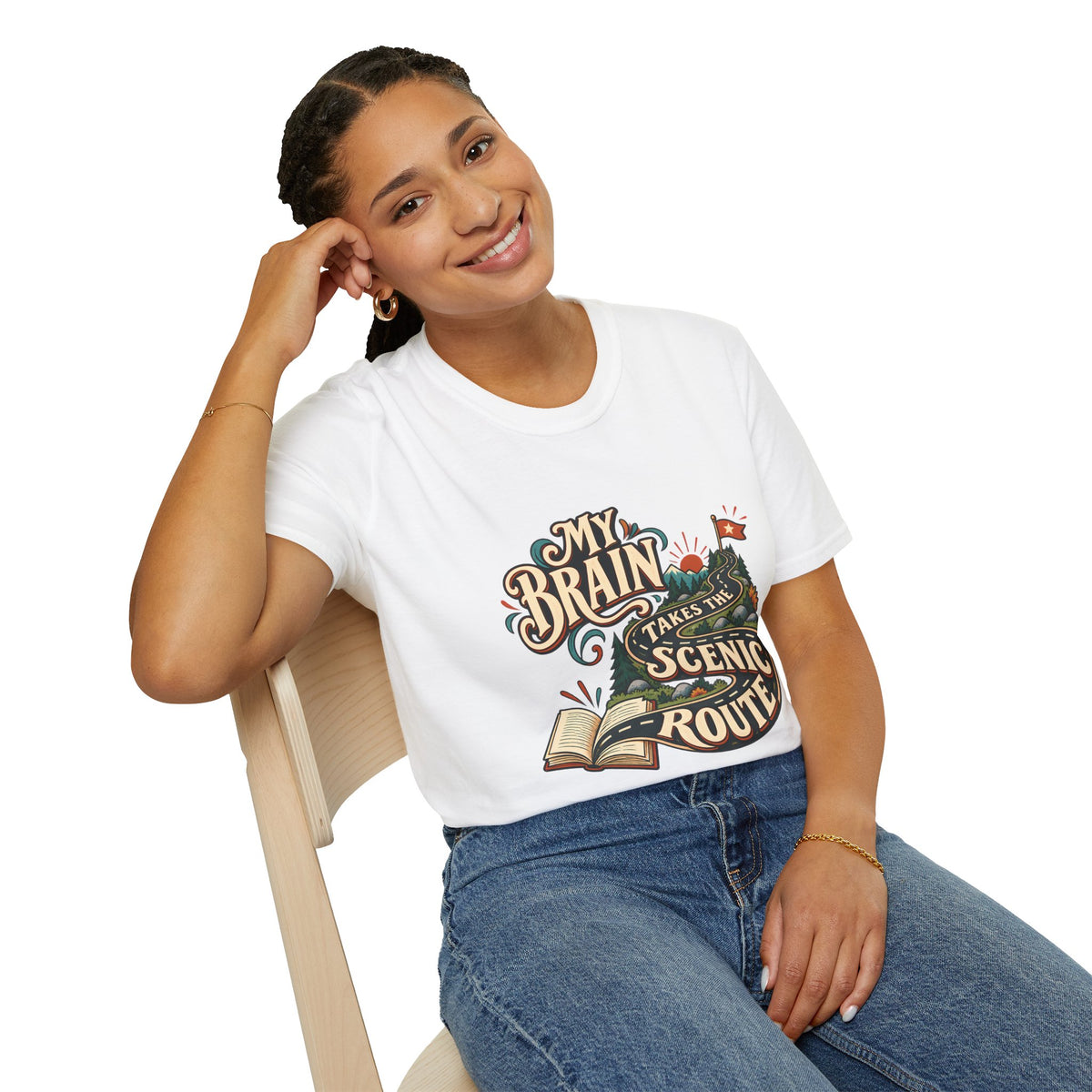 The Scenic Route | A Beautifully Different Mind | Neurodivergent Shirt