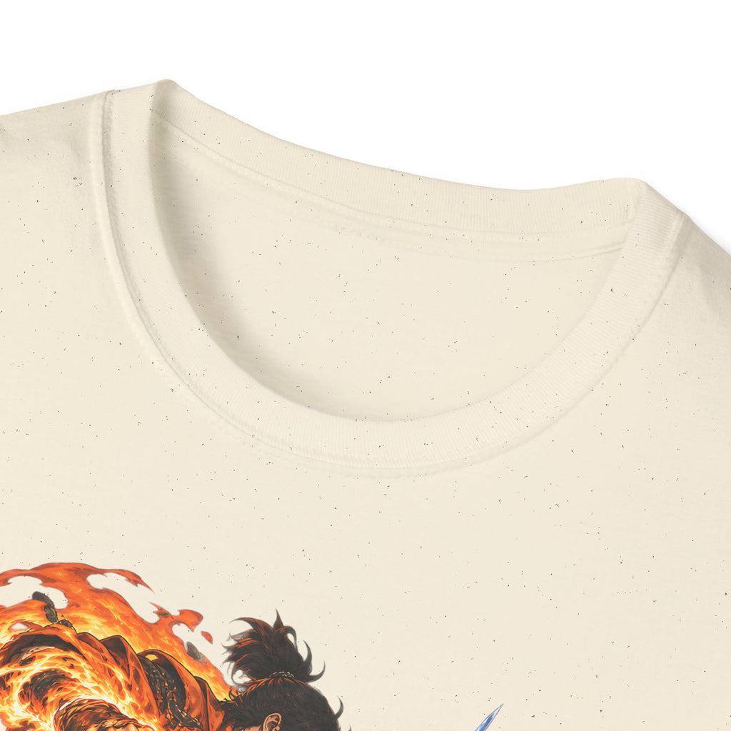 Elemental Battle | Fire vs Ice | Ninja Japanese Fantasy T-Shirt