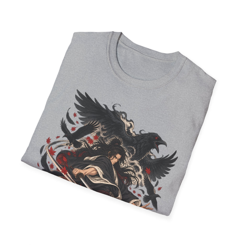 Raven Master | Japanese Samurai | Dark Fantasy T-Shirt