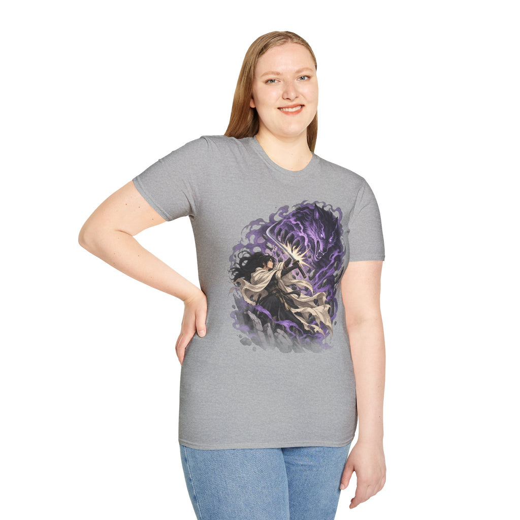 Trial of the Wolf | Samurai Anime Storm Warrior T-Shirt