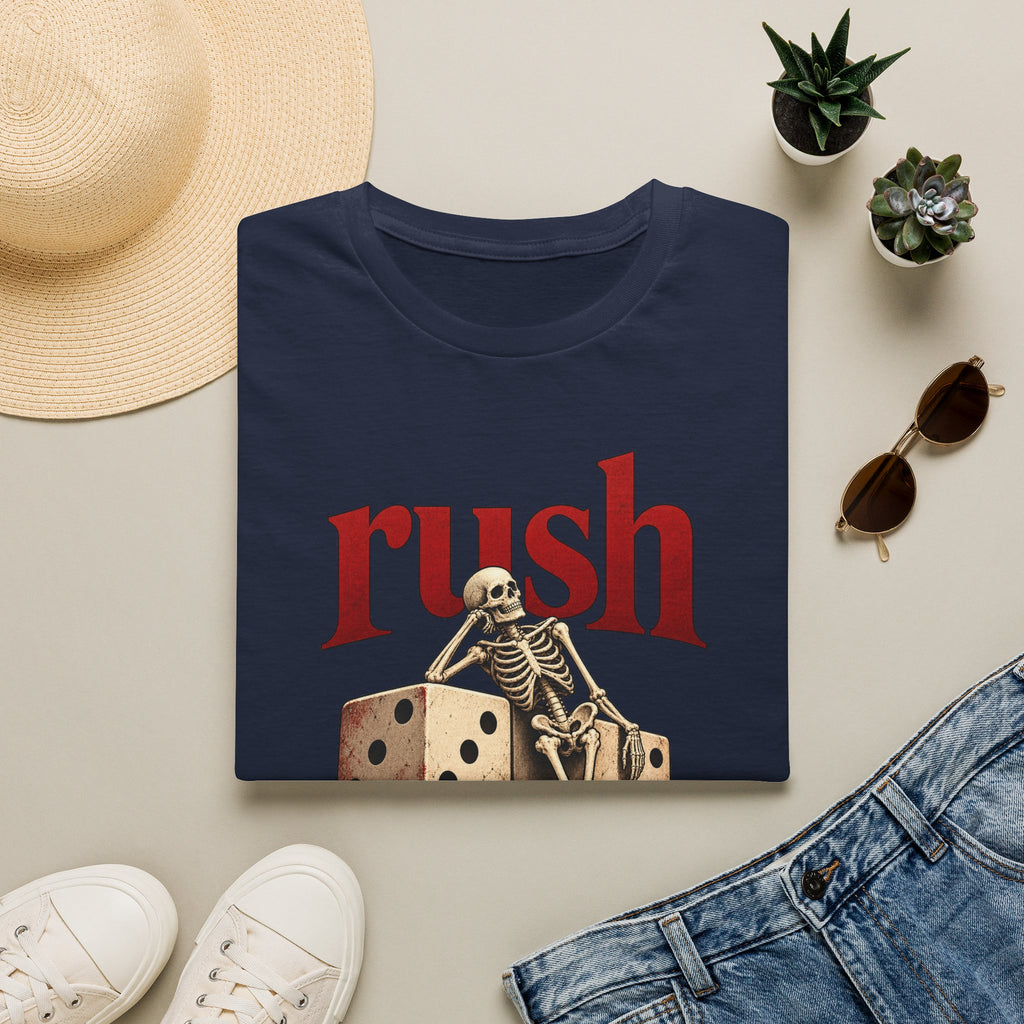 Rush | Roll the Bones | Dice Skeleton Prog Band T-Shirt