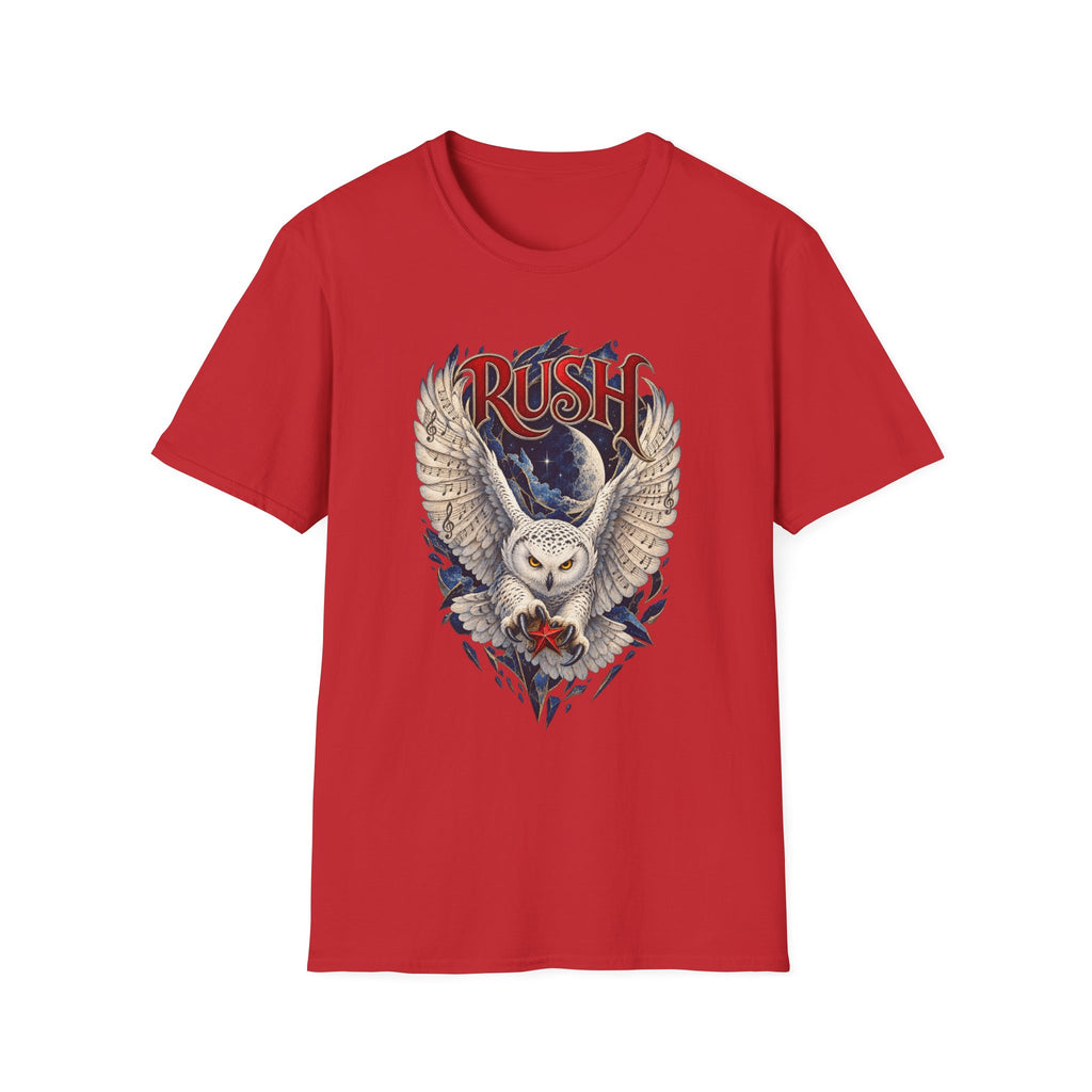 Rush | Fly by Night | Prog Rock | Owl Band Graphic T-Shirt