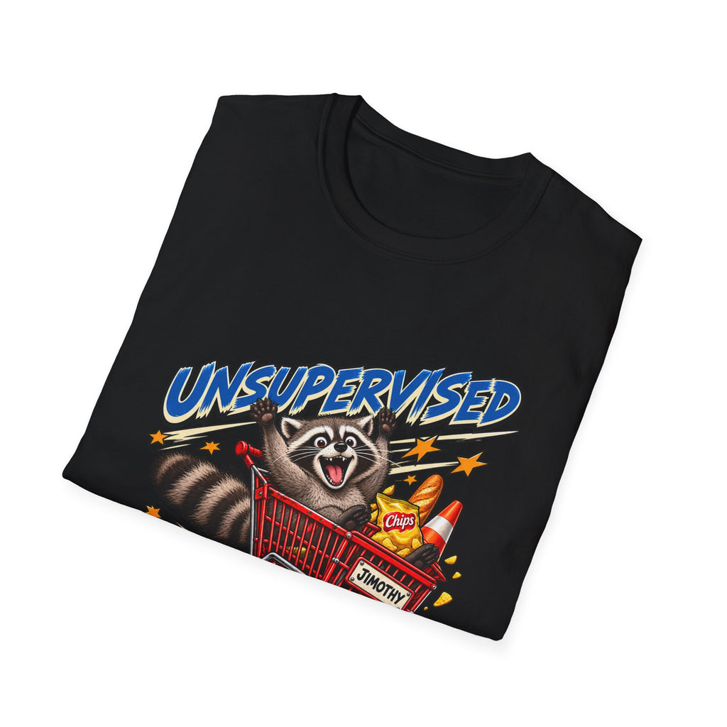 Jimothy | Unsupervised & Overconfident | Raccoon | Graphic Tee