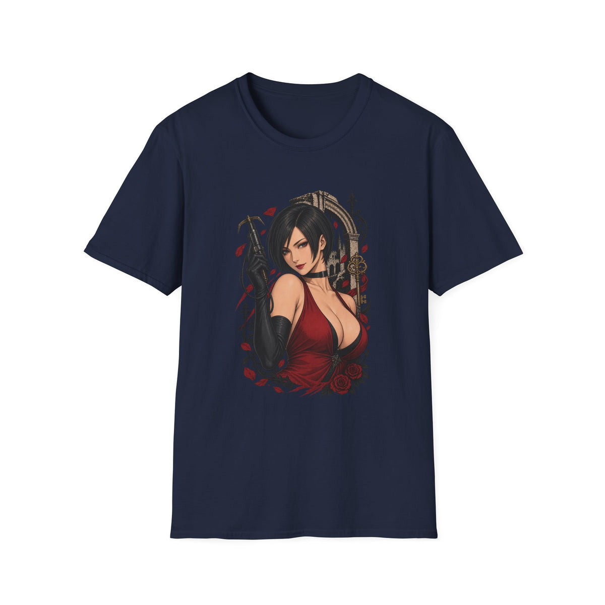 Ada Wong | Residsent Evil Gothic Anime Pin Up Girl T-Shirt