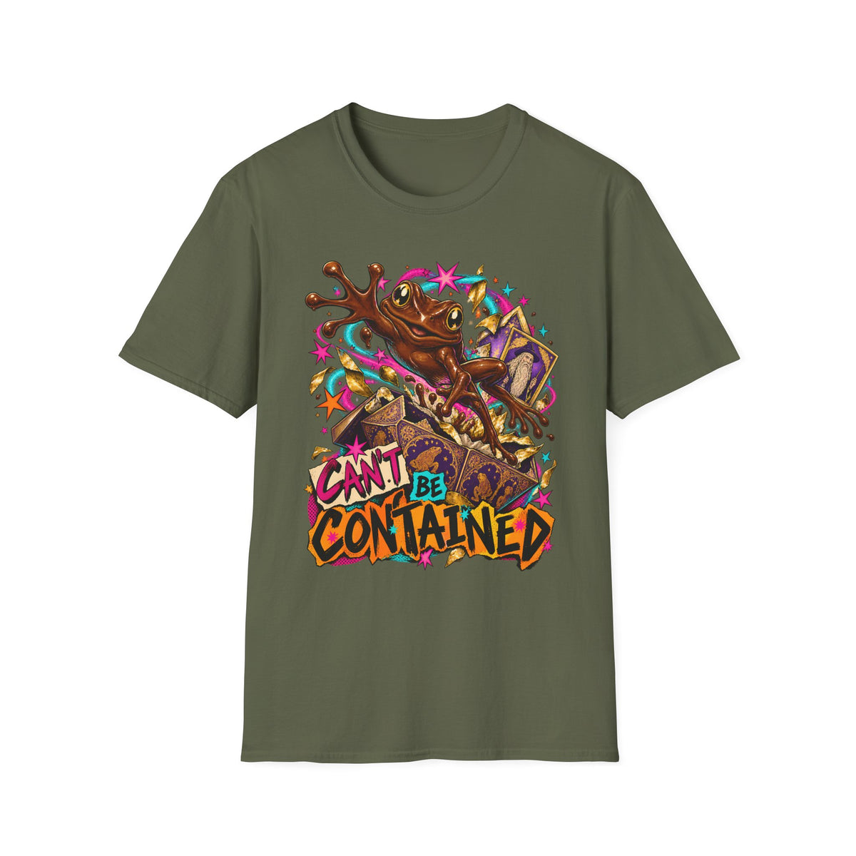 Cant be Contained | Harry Potter Chocolate Frog Graphic T Shirt