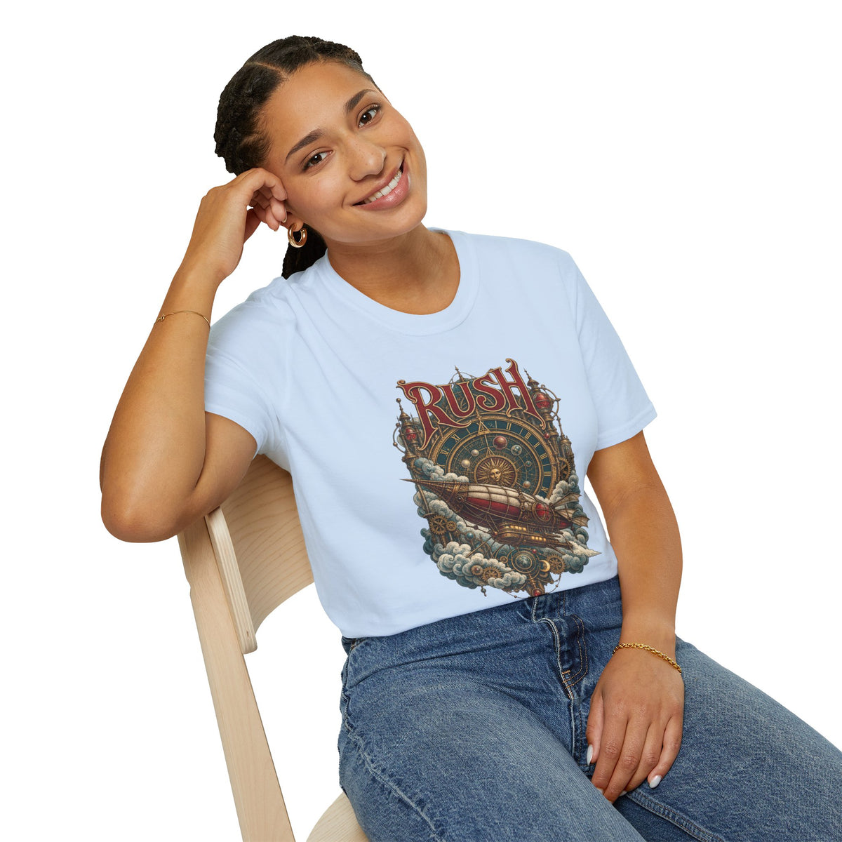 Rush | Clockwork Flight | Prog Band Airship T-Shirt