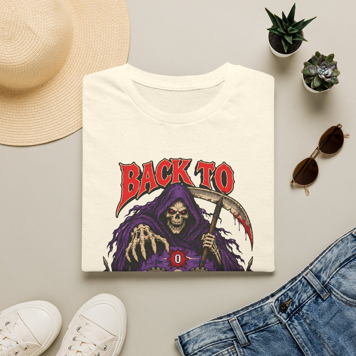 Back to Lumbridge T-Shirt OSRS Runscape Grim Reaper Shirt
