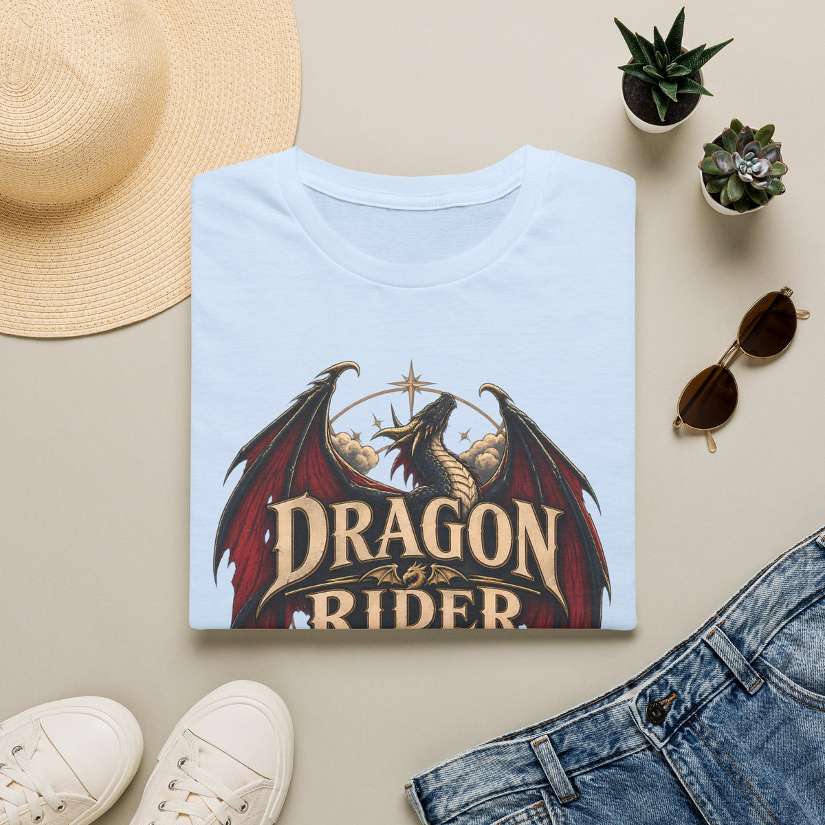 Dragon Rider | Fourth Wing Fantasy Book Inspired Dragon T-Shirt
