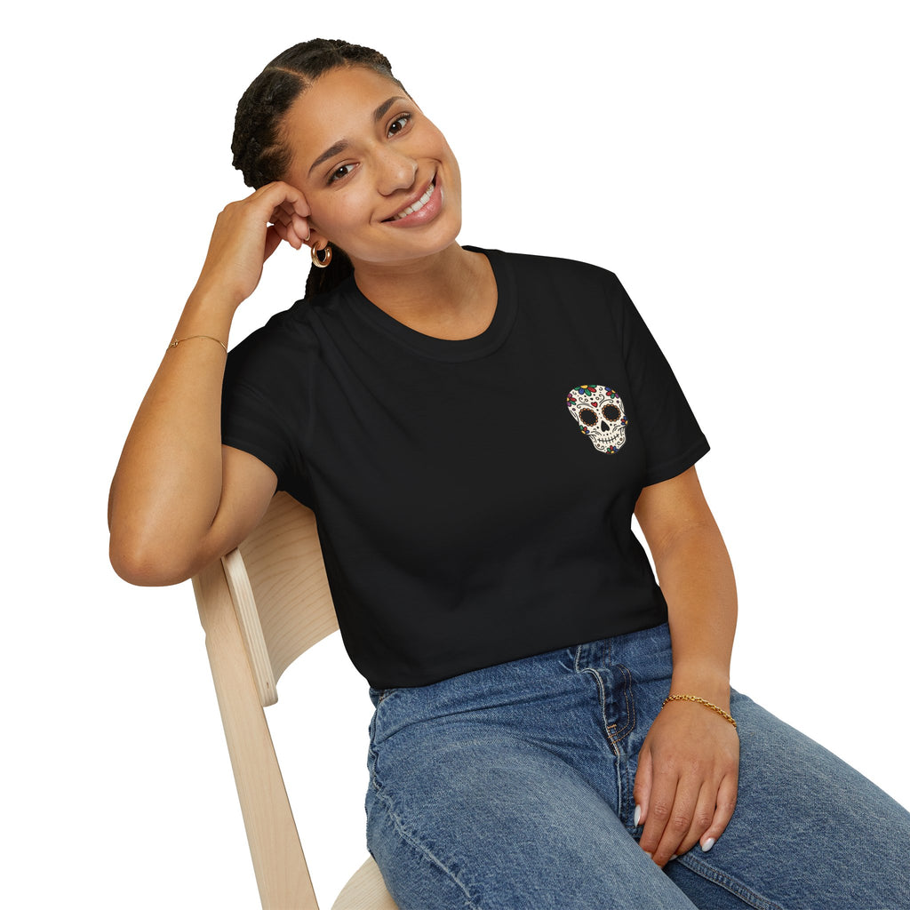 Sugar Skull | Day of the Dead | Floral Skull Tee