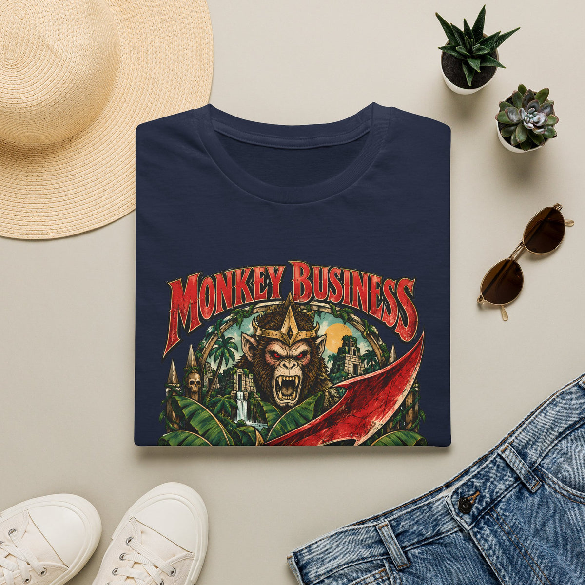 Monkey Business T‑Shirt - OSRS / Runescape Inspired Graphic Tee